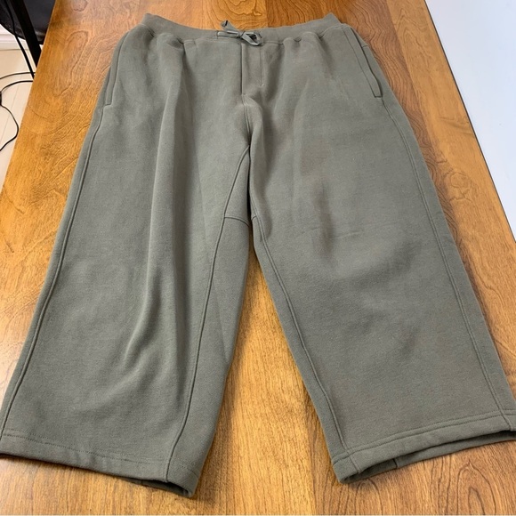 Lululemon Relaxed-fit French Terry Joggers Men’s Olive Green Size Medium Active - Picture 4 of 11